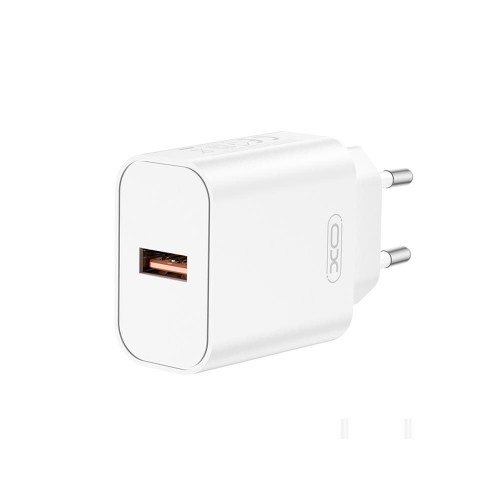 Бързо зарядно за телефон XO wall charger CE33 QC 18W 1x USB, Бяло Бързо зарядно за телефон XO wall charger CE33 QC 18W 1x USB, Бяло