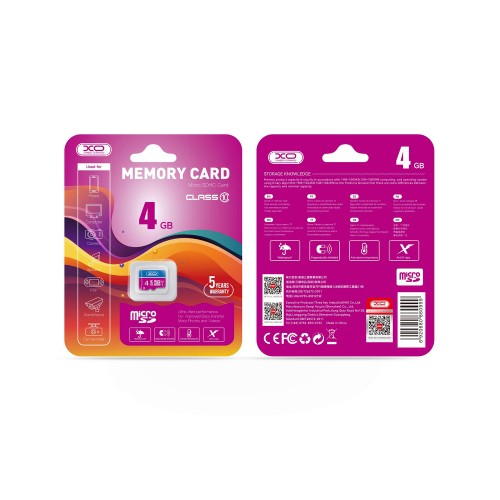 Карта памет XO memory card 4GB microSDHC cl. 10 Карта памет XO memory card 4GB microSDHC cl. 10