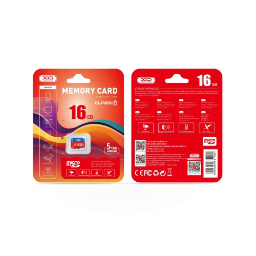 Карта памет XO memory card 16GB microSDHC cl. 10 Карта памет XO memory card 16GB microSDHC cl. 10
