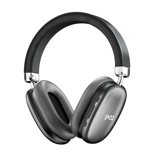 Безжични слушалки с микрофон BWOO Wireless Headset BT 5.3 BW-585 grey Безжични слушалки с микрофон BWOO Wireless Headset BT 5.3 BW-585 grey