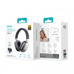 Безжични слушалки с микрофон BWOO Wireless Headset BT 5.3 BW-585 grey Безжични слушалки с микрофон BWOO Wireless Headset BT 5.3 BW-585 grey