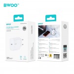 Бързо зарядно BWOO wall charger CDA233 PD 20W 1x USB-C white