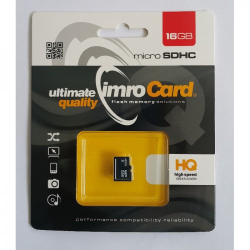 Карта памет Imro MicroSD 16GB Class 6