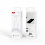 Кабел за зареждане и данни XO cable NB-Q260B PD USB-C - USB-C 1,5m 60W, Бял Кабел за зареждане и данни XO cable NB-Q260B PD USB-C - USB-C 1,5m 60W, Бял