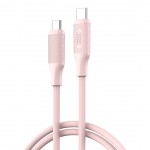 Кабел за зареждане и данни XO NB-Q265B PD USB-C - USB-C 1,0m 60W розов
