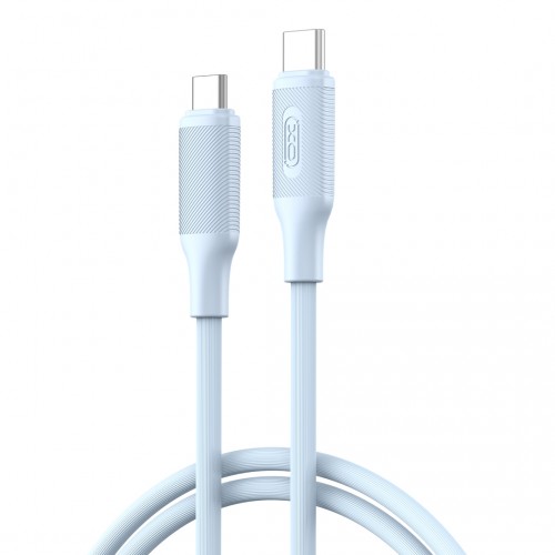 Кабел за зареждане и данни XO NB-Q265B PD USB-C - USB-C 1,0m 60W Син Кабел за зареждане и данни XO NB-Q265B PD USB-C - USB-C 1,0m 60W Син