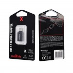 Преходник Maxlife USB 3.0 to USB-C adapter OTG, Черен Преходник Maxlife USB 3.0 to USB-C adapter OTG, Черен