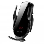Стойка за кола автоматична Maxlife car holder for air vent MXCH-08 with wireless charging black 15W