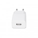 Адаптер за телефон универсален Maxlife MXTC-01 1x USB 2.1A Бял + USB-C кабел