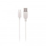 Адаптер за телефон универсален Maxlife MXTC-01 1x USB 2.1A Бял + micro USB кабел