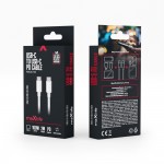 Кабел за зареждане и данни Maxlife MXUC-05 cable USB-C - USB-C 2,0 m 100W Бял