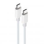 Кабел за зареждане и данни Maxlife MXUC-05 cable USB-C - USB-C 2,0 m 100W Бял