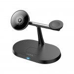 Безжично зарядно Maxlife MXWC-03, magnetic wireless charger 3in1, 15W, Черен Безжично зарядно Maxlife MXWC-03, magnetic wireless charger 3in1, 15W, Черен