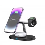 Безжично зарядно Maxlife MXWC-03, magnetic wireless charger 3in1, 15W, Черен Безжично зарядно Maxlife MXWC-03, magnetic wireless charger 3in1, 15W, Черен