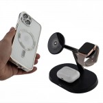 Безжично зарядно Maxlife MXWC-03, magnetic wireless charger 3in1, 15W, Черен Безжично зарядно Maxlife MXWC-03, magnetic wireless charger 3in1, 15W, Черен