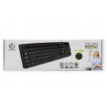 Клавиатура USB Rebeltec Uno wire keyboard Черна