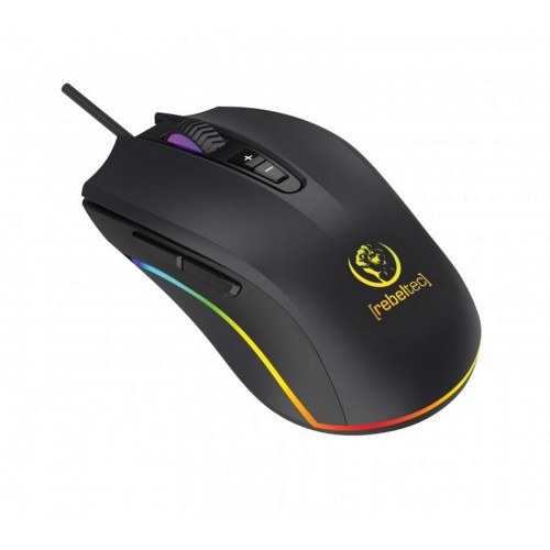 Геймърска мишка Rebeltec PREDATOR DPI 800-6400 Черна