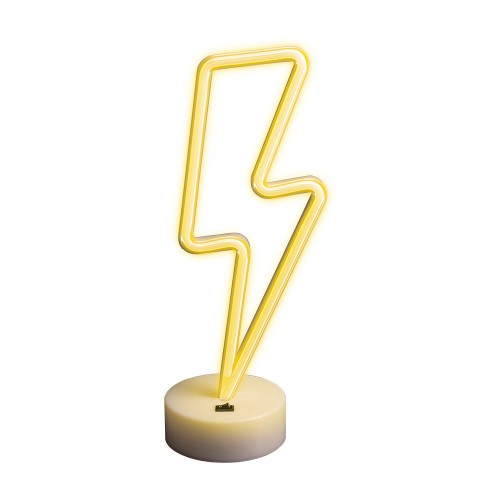 LED декоративен неон на стойка Forever Light FSNE03, захранване с батерии или USB, бял LED декоративен неон на стойка Forever Light FSNE03, захранване с батерии или USB, бял