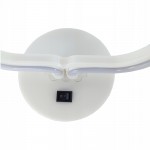 LED декоративен неон на стойка Forever Light FSNE03, захранване с батерии или USB, бял LED декоративен неон на стойка Forever Light FSNE03, захранване с батерии или USB, бял