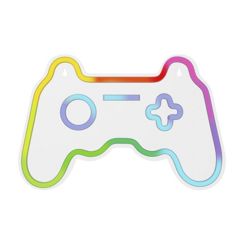 LED декоративен неон RGB GAMEPAD FLRNE04 + RC Forever Light, прозрачен LED декоративен неон RGB GAMEPAD FLRNE04 + RC Forever Light, прозрачен
