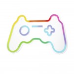 LED декоративен неон RGB GAMEPAD FLRNE04 + RC Forever Light, прозрачен LED декоративен неон RGB GAMEPAD FLRNE04 + RC Forever Light, прозрачен