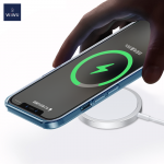Безжично зарядно устройство WIWU wireless charger Wi-W009 magnetic white 15W Безжично зарядно устройство WIWU wireless charger Wi-W009 magnetic white 15W