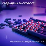 Клавиатура, Logitech G515 LIGHTSPEED TKL Wireless Gaming Keyboard - BLACK - US INT'L - EMEA28i-935