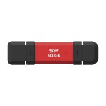 Външен SSD Silicon Power DS72 Red - 500GB, SP500GBUC3S72VPR
