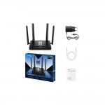 Безжичен рутер Cudy WR3600 / BE3600 Gigabit Wi-Fi 7, 2882 Mbps + 688 Mbps, 5× Gigabit Ethernet Ports, VPN Server and Client, 10/100/1000 Безжичен рутер Cudy WR3600 / BE3600 Gigabit Wi-Fi 7, 2882 Mbps + 688 Mbps, 5× Gigabit Ethernet Ports, VPN Server and Client, 10/100/1000