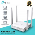 Рутер 2-лентов безжичен TP-Link Archer C24 AC750 Рутер 2-лентов безжичен TP-Link Archer C24 AC750