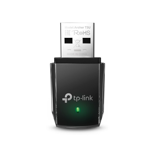Безжичен мини USB адаптер TP-Link Archer T3U AC1300 MU-MIMO Безжичен мини USB адаптер TP-Link Archer T3U AC1300 MU-MIMO