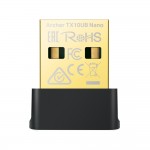 Безжичен USB 2-лентов адаптер TP-Link Archer TX10UB Nano AX900 Wi-Fi 6 Bluetooth 5.3