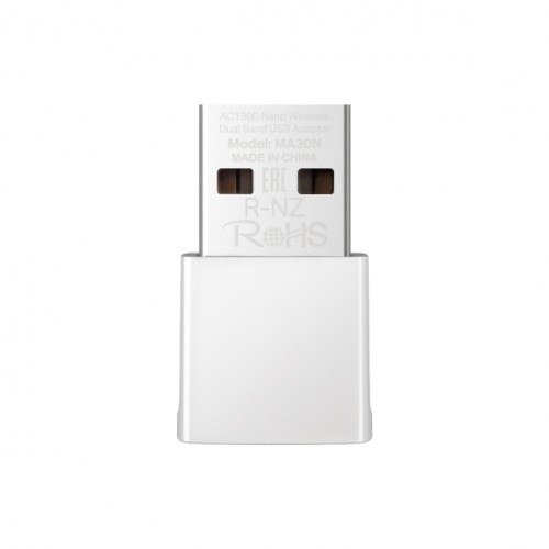 Безжичен USB 2-лентов адаптер Mercusys MA30N AC1300 Nano Безжичен USB 2-лентов адаптер Mercusys MA30N AC1300 Nano