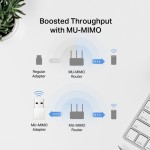 Безжичен USB 2-лентов адаптер Mercusys MA30N AC1300 Nano Безжичен USB 2-лентов адаптер Mercusys MA30N AC1300 Nano
