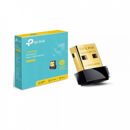 Безжичен USB адаптер TP-Link TL-WN725N, USB 2.0 Nano Ver: 3.0 Безжичен USB адаптер TP-Link TL-WN725N, USB 2.0 Nano Ver: 3.0