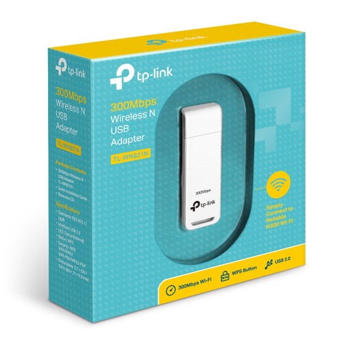 Безжичен USB адаптер TP-Link TL-WN821N, ver: 6.0 Безжичен USB адаптер TP-Link TL-WN821N, ver: 6.0