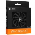 Вентилатор за кутия ID-Cooling WF-14025-XT 140 мм - черен