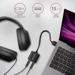 Външна звукова карта Axagon USB sound card with 15 cm cable and metal body. Външна звукова карта Axagon USB sound card with 15 cm cable and metal body.