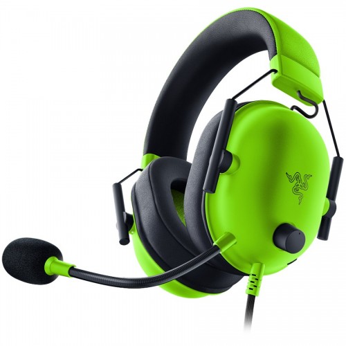 Razer BlackShark V2 X - Green, 12 Hz – 28 KHz Frequency Response, 32 Ω (1 kHz) Impedance, Razer TriForce Driver, Breathable memory foam, Advanced passive noise cancellation, Analog 3.5 mm Connection, 100 Hz – 10 kHz Microphone Frequency, 1.3 m Razer BlackShark V2 X - Green, 12 Hz – 28 KHz Frequency Response, 32 Ω (1 kHz) Impedance, Razer TriForce Driver, Breathable memory foam, Advanced passive noise cancellation, Analog 3.5 mm Connection, 100 Hz – 10 kHz Microphone Frequency, 1.3 m