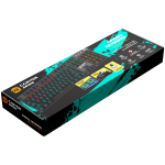 Механична клавиатура CANYON Nightfall GK-7, Wired, Black 104 mechanical switches, 22 types of lights,Removable magnetic wrist rest,4 Multifunctional control knob,1.6m Braided cable,US layout,dark grey Механична клавиатура CANYON Nightfall GK-7, Wired, Black 104 mechanical switches, 22 types of lights,Removable magnetic wrist rest,4 Multifunctional control knob,1.6m Braided cable,US layout,dark grey