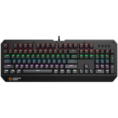 CANYON keyboard Hazard GK-6 RGB US Wired Black CANYON keyboard Hazard GK-6 RGB US Wired Black