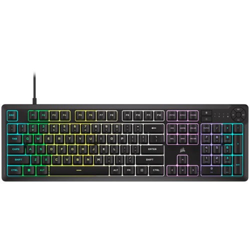 Гейминг клавиатура CORSAIR K55 CORE RGB Black, Fully customizable ten-zone RGB backlight Гейминг клавиатура CORSAIR K55 CORE RGB Black, Fully customizable ten-zone RGB backlight