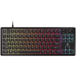 CORSAIR K55 CORE TKL RGB Gaming Keyboard, Backlit Zoned RGB LED, Rubberdome