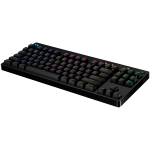 Клавиатура, Logitech G Pro TKL Keyboard, GX Clicky, Lightsync RGB, Detachable Cable, 3-Step Angle Adjustment, 12 Programmable F Keys, Black, 920-009392