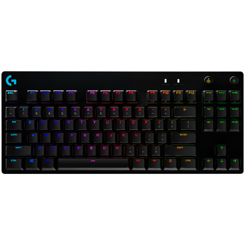 Клавиатура, Logitech G PRO X TKL LIGHTSPEED Gaming Keyboard - BLACK - US INT'L - 2.4GHZ/BT - N/A - EMEA28-935 - TACTILE Клавиатура, Logitech G PRO X TKL LIGHTSPEED Gaming Keyboard - BLACK - US INT'L - 2.4GHZ/BT - N/A - EMEA28-935 - TACTILE
