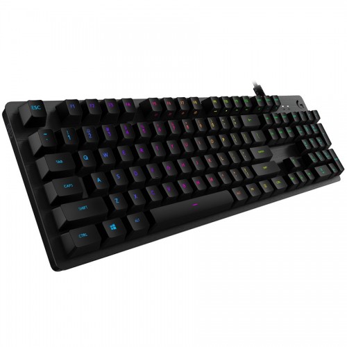Клавиатура, Logitech G512 Keyboard, GX Brown Tactile, Lightsync RGB, USB Passthrough Data/Power, Alumium Alloy, Game Mode, Black Carbon, 920-009352 Клавиатура, Logitech G512 Keyboard, GX Brown Tactile, Lightsync RGB, USB Passthrough Data/Power, Alumium Alloy, Game Mode, Black Carbon, 920-009352