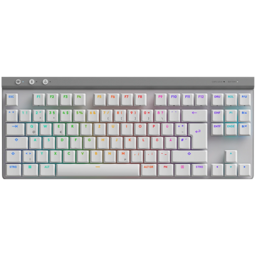 Клавиатура, Logitech G515 LIGHTSPEED TKL Wireless Gaming Keyboard - WHITE - US INT'L - EMEA28i-935