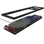 LORGAR Azar 514, Wired mechanical gaming keyboard, RGB backlight, 1680000 colour variations, 18 modes, keys number: 104, 50M clicks, linear dream switches, spring cable up to 3.4m, ABS plastic+metal, magnetic cover, 450*136*39mm, 1.17kg, black, EN layout LORGAR Azar 514, Wired mechanical gaming keyboard, RGB backlight, 1680000 colour variations, 18 modes, keys number: 104, 50M clicks, linear dream switches, spring cable up to 3.4m, ABS plastic+metal, magnetic cover, 450*136*39mm, 1.17kg, black, EN layout