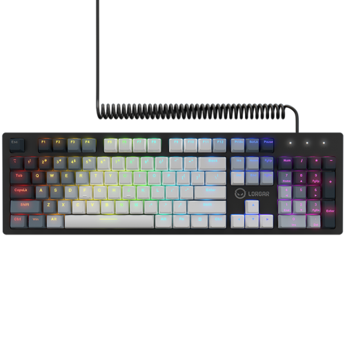 Гейминг клавиатура LORGAR Azar 514, Wired mechanical gaming keyboard, RGB backlight, 1680000 colour variations
