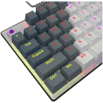 LORGAR Azar 514TKL, Wired RGB mechanical gaming keyboard, white, EN layout